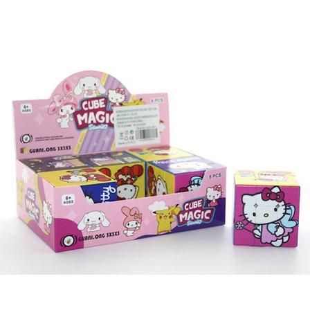 Hello Kitty Baskılı Zeka Küpü - Karakter Tasarımlı Küp Oyuncak -MİRAYLİFE