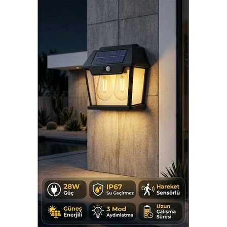 Çitftli Solar Led Aydınlatma Lambası -MİRAYLİFE