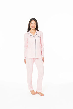 Kadın Pamuklu Lisanslı Pijama Takımı 20138