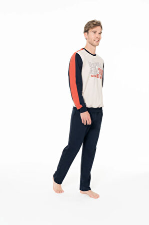Erkek Kışlık Lisanslı Uzun Kol Pijama Takım 18939