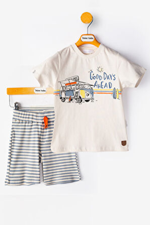 Erkek Çocuk Yazlık Takım Erkek Bebek alt ust Takım Erkek Bebek ikili Takım Erkek Bebek Şortlu Takım 