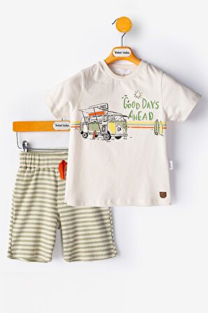 Erkek Çocuk Yazlık Takım Erkek Bebek alt ust Takım Erkek Bebek ikili Takım Erkek Bebek Şortlu Takım 
