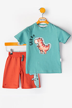 Şortlu Erkek Bebek Takım İkili Erkek Çocuk Takım Erkek Bebek Giyim Erkek Bebek alt ust Takım 