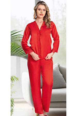 Kutulu Çeyizlik Saten Dantelli Altılı Set-355