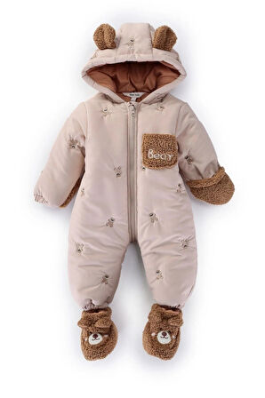 Ayılı Erkek Bebek Astronot Tulum Bebek Tulum Kozmonot Tulum Çocuk Astronot Tulum Bebek Astronot Mont