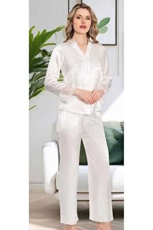 Kutulu Çeyizlik Saten Dantelli Altılı Set-360