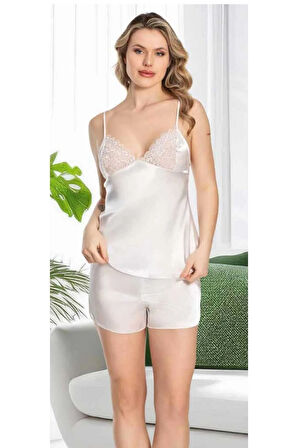 Kutulu Çeyizlik Saten Dantelli Altılı Set-360