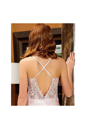 481 Kutulu Ipek Saten Dantelli Çeyizlik Altılı Set