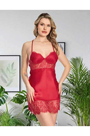 Kutulu Çeyizlik Saten Dantelli Altılı Set-370