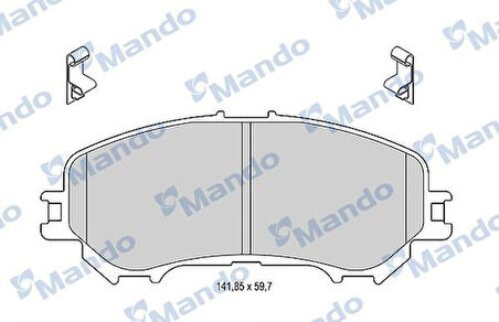 Mando MBF015287 Ön Fren Balatası Nissan Qashqai J11 Kasa 2013-XTrail 2014- Renault Kadjar 2015- D10604EA0A