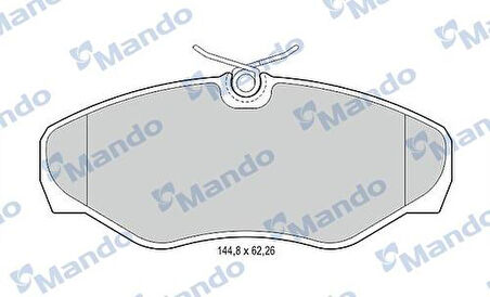 Mando Mbf016020 Ön Fren Balatası (Tk) Espace III 00 02 1.9 Dtı 2.0 I Espace III 96 00 1.9 Dtı 2.0 I 2.2 Dt 3.0 I