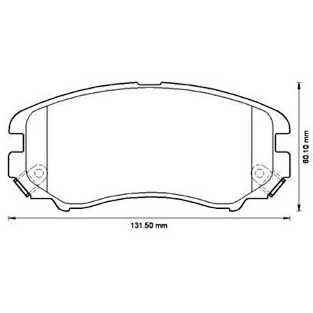 Mando MPH23 Frenbalatasıon Kore Hyundai Sonata V [Nf] | Embera | Sonıca [2008-06~2010-12] 97-01 5810138A90