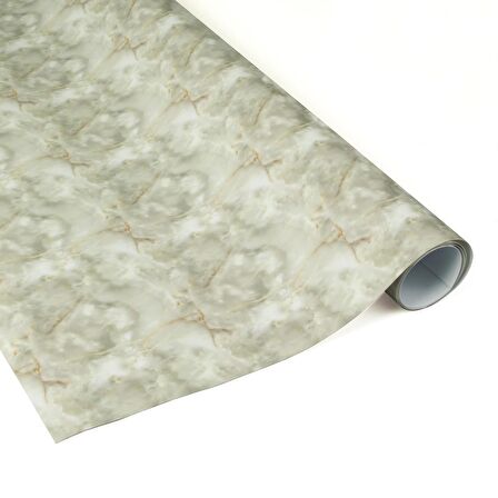 Mermer Desenli - Kalın PVC 1,4mm M-06 Masa Örtüsü
