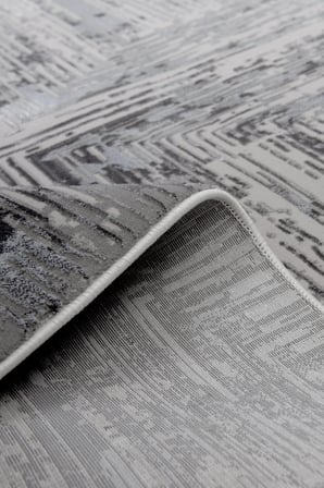 Madrid 1005 Gri Halı Kilim Kaymaz Taban Salon Mutfak Kesme Yolluk Makine Halısı