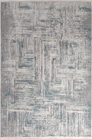 Madrid 1005 Mavi Halı Kilim Kaymaz Taban Salon Mutfak Kesme Yolluk Makine Halısı