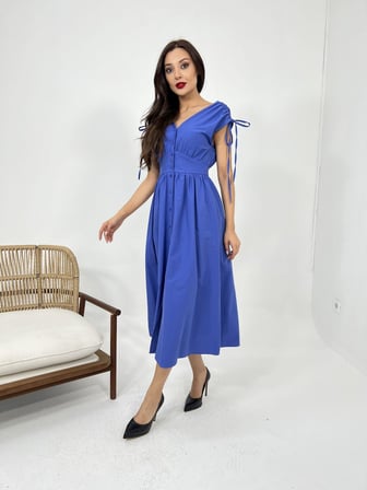 MODA ŞEHRİ 5486 ELBİSE-MOR