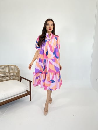 MODA ŞEHRİ 5522 ELBİSE-SASSARİ