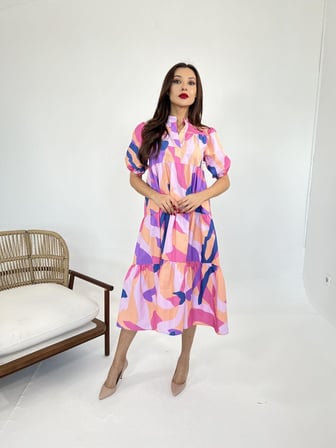MODA ŞEHRİ 5522 ELBİSE-SASSARİ