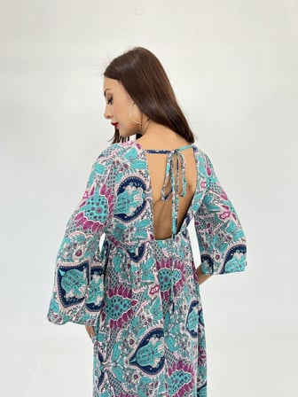 MODA ŞEHRİ 7035 ELBİSE-MİNT