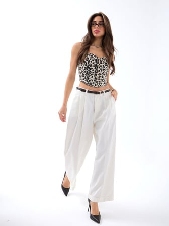 MODA ŞEHRİ 7396 PANTOLON-EKRU