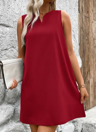 MODA ŞEHRİ Kadın Askılı V Yakalı Geniş Kesim Detaylı Kısa Janjan Krep Elbise
