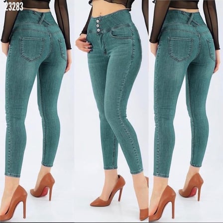 MODA ŞEHRİ Yüksek Bel Likralı Jean Pantolon 90 Cm