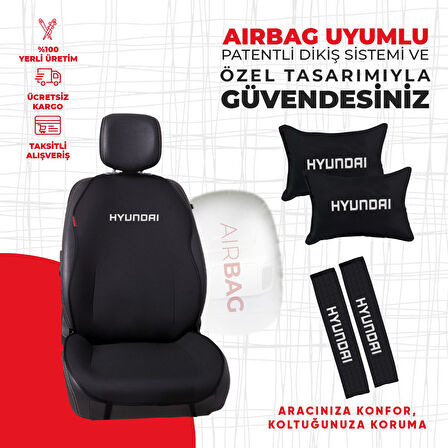 Hyundai Nakışlı Minder Seti