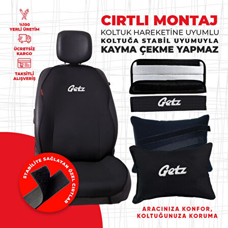 Hyundai Getz Nakışlı Minder Seti