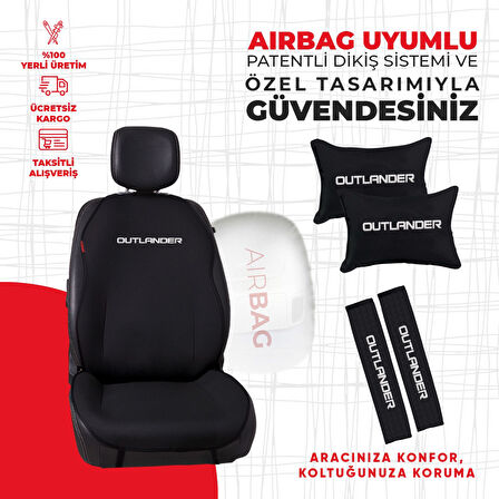 Mıtsubıshı Outlander Nakışlı Minder Seti