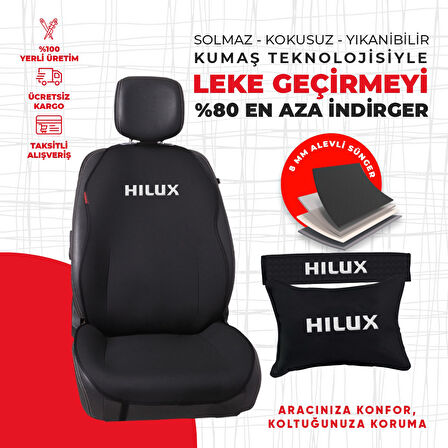 Toyota Hılux Nakışlı Minder Seti