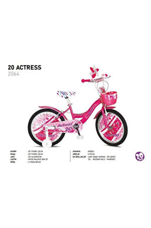 Ümit 2064 Actress 20 Jant Kız Çocuk Bisikleti