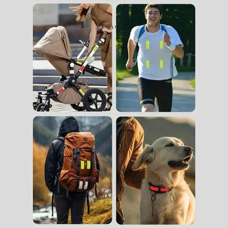 Altıgen Petek Dokulu 10 Adet Reflektör Sticker Seti