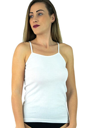 12'li Paket Ribana Ip Askılı Kadın Atlet