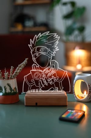 Naruto Kakashi Hatake 16 Renk Gece Lambası