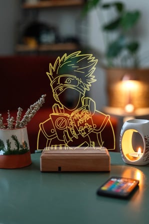 Naruto Kakashi Hatake 16 Renk Gece Lambası