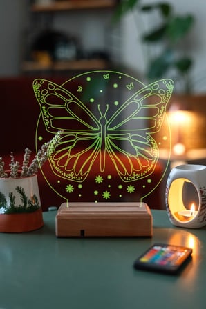 Kelebek Hediyelik Gece Lambası