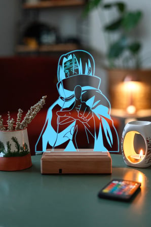 Naruto Itachi 16 Renk Gece Lambası