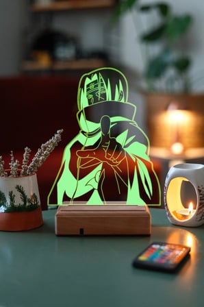 Naruto Itachi 16 Renk Gece Lambası