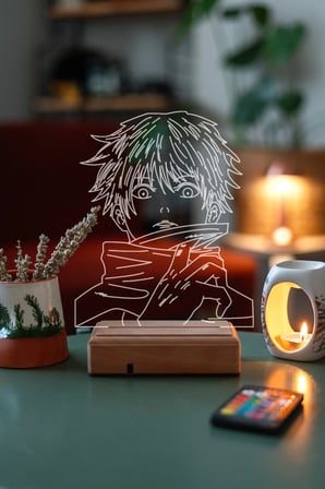 Jujutsu Kaisen Satoru Gojo 16 Renk Gece Lambası