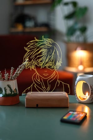 My Hero Academia Shoto Todoroki 16 Renk Gece Lambası