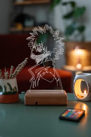 My Hero Academia Dabi 16 Renk Gece Lambası