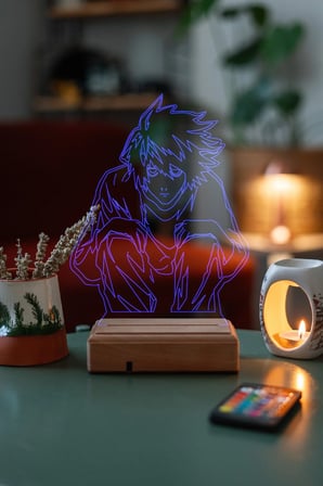 Death Note L 16 Renk Gece Lambası