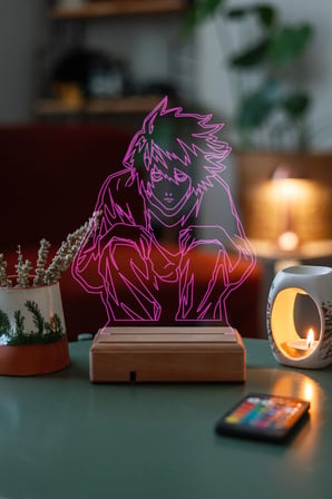 Death Note L 16 Renk Gece Lambası
