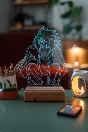 Death Note L 16 Renk Gece Lambası