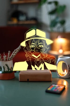Bungo Stray Dogs Chuuya Nakahara 16 Renk Gece Lambası