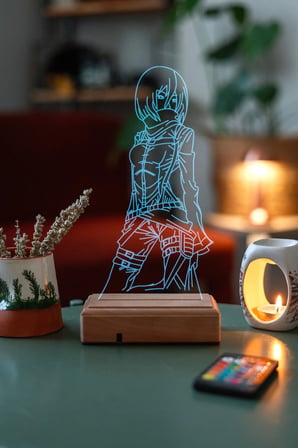Mikasssa Ackermaan Kumandalı Led Işıklı Masa Dekoru
