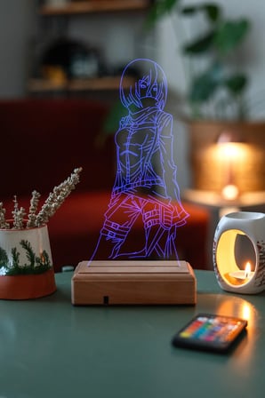 Mikasssa Ackermaan Kumandalı Led Işıklı Masa Dekoru
