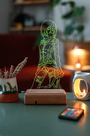 Mikasssa Ackermaan Kumandalı Led Işıklı Masa Dekoru