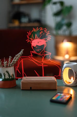 Gojo Satoru Jujutsu Kaisen 16 Renk Gece Lambası