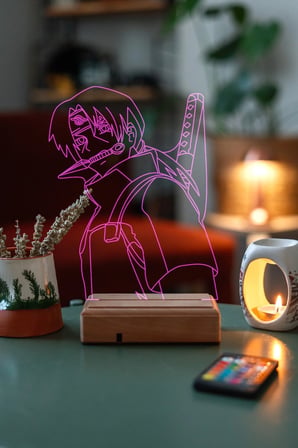 Itachi Uchiha Naruto Gece Lambası
